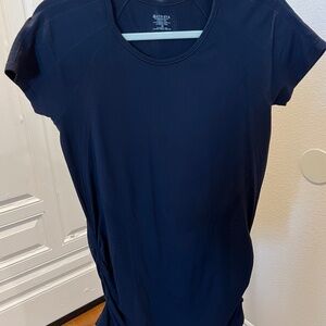 Athleta Women's Short-Sleeve Workout Top, Size Medium, Color Black